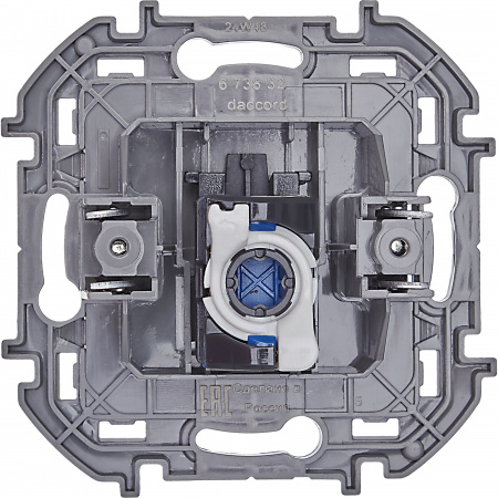 Розетка компьютерная RJ45 категория 6 UTP алюминий INSPIRIA IEK 673832