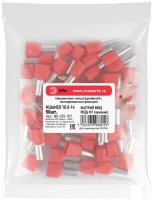 Наконечник-гильза с изолированным фланцем (упаковка 50 шт.) NO-225-107 (двойной) НШвИ(2) 10.0-14 ЭРА Б0063342