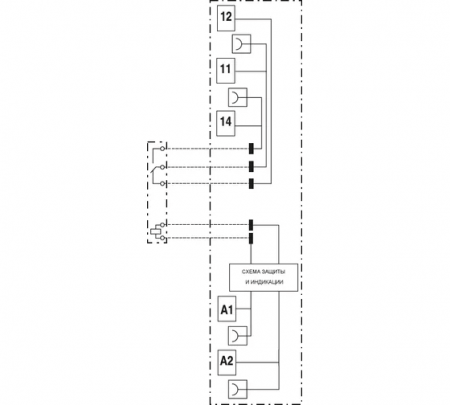 RM151023000 Интерфейсный модуль реле, 1 перекидной контакт 6А 230В AC/DC, винтовые зажимы Релеон 