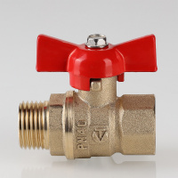 Кран шаровой 11б27п1 Стандарт ВН 1/2' ручка бабочка PN40 VALTEC VT.123.GN.04 AAV123004N