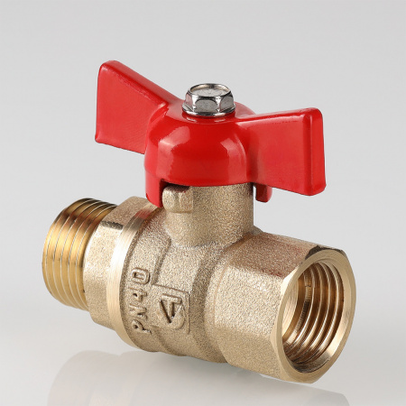 Кран шаровой 11б27п1 Стандарт ВН 1/2' ручка бабочка PN40 VALTEC VT.123.GN.04 AAV123004N