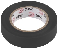 Изолента ПВХ 15мм*10м черная (10/500/16000) ЭРА C0036558