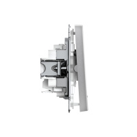 ARTGALLERY 2-клавишный ВЫКЛЮЧАТЕЛЬ с подсветкой, сх.5а, 10АХ, механизм, быстрозажимные клеммы, АЛЮМИНИЙ Systeme Electric GAL000353S