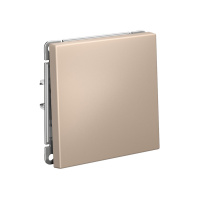 ARTGALLERY 1-клавишный ВЫКЛЮЧАТЕЛЬ, 10АХ, механизм, быстрозажимные клеммы, ПЕСОЧНЫЙ Systeme Electric GAL001211S