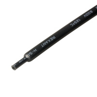 Трубка термоусаживаемая СТТК (3:1) двустенная     клеевая 6.0/2.0мм. черная, 1шт REXANT 20-6008