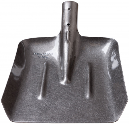 77196 Лопата совковая без черенка, ''рельсовая сталь'' 235х350 мм FIT 