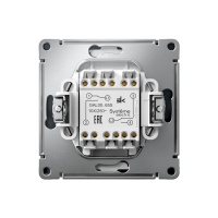 ARTGALLERY 2-клавишный ПЕРЕКЛЮЧАТЕЛЬ, 10АХ, механизм, быстрозажимные клеммы, ГРИФЕЛЬ Systeme Electric GAL000765S