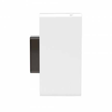 F02W0WD Щит 2 модуля настенный FRAME, белый, с тонированной дверцей DKC 