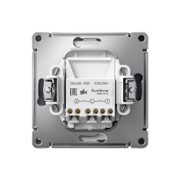 ARTGALLERY 2-клавишный ВЫКЛЮЧАТЕЛЬ с подсветкой, сх.5а, 10АХ, механизм, быстрозажимные клеммы, ГРИФЕЛЬ Systeme Electric GAL000753S