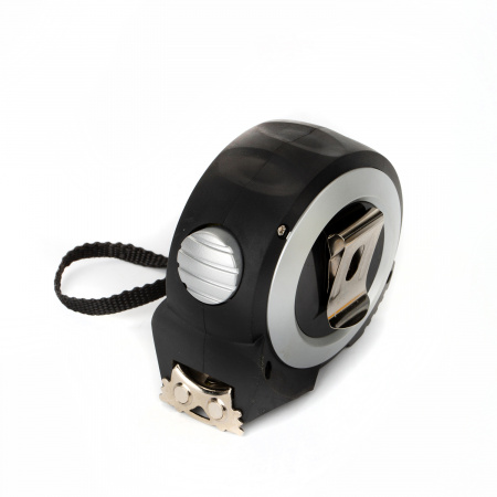 Рулетка строительная 10 м х 25 мм с магнитным зацепом и автостопом Rage 100050