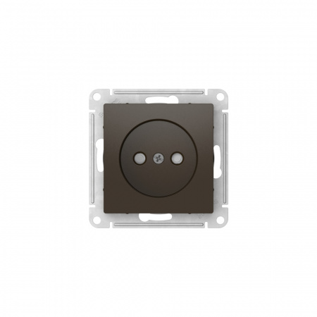 ATLASDESIGN РОЗЕТКА без заземления со шторками, 16А, быстрозажимные клеммы, МОККО Systeme Electric ATN000649S