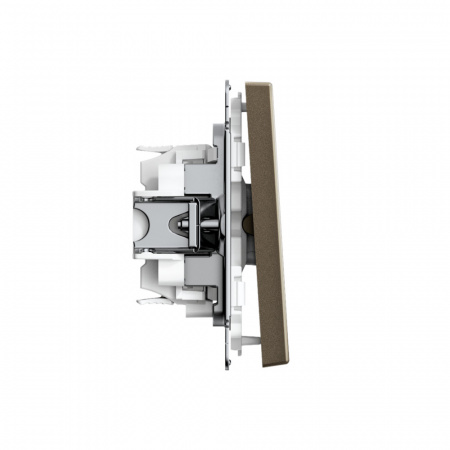 ARTGALLERY 1-клавишный ПЕРЕКЛЮЧАТЕЛЬ, 10АХ, механизм, быстрозажимные клеммы, МОККО Systeme Electric GAL000661S