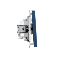 ARTGALLERY 1-клавишный ВЫКЛЮЧАТЕЛЬ, 10АХ, механизм, быстрозажимные клеммы, АКВАМАРИН Systeme Electric GAL001111S