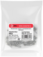 Наконечник-гильза с изолированным фланцем (упаковка 50 шт.) NO-225-82 НШвИ 0.75-8 ЭРА Б0063372