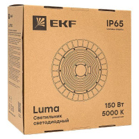 Светильник светодиодный промышленный для высоких пролетов ДСП-2102 150Вт 120 гр 5000К IP65 EKF HIL-2102-150-120-5000