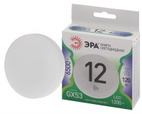 Лампа светодиодная LED 12 Вт 1200Лм 6500К таблетка (GX53) холодный GX53 220-240В LED GX-12W-865-GX53 Green Line ЭРА Б0066992