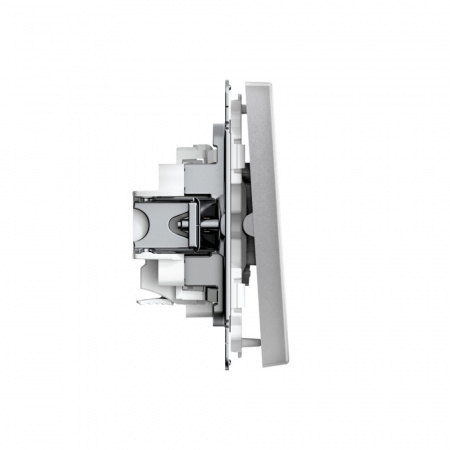 ARTGALLERY 2-клавишный ВЫКЛЮЧАТЕЛЬ, 10АХ, механизм, быстрозажимные клеммы, АЛЮМИНИЙ Systeme Electric GAL000351S