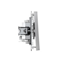 ARTGALLERY 2-клавишный ВЫКЛЮЧАТЕЛЬ, 10АХ, механизм, быстрозажимные клеммы, АЛЮМИНИЙ Systeme Electric GAL000351S