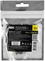 Наконечник НШВИ 4.0-18 серый (100шт/упак) IEK UGN11-004-018-100