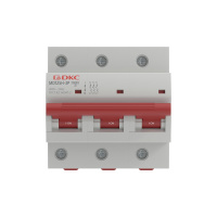 MD125H-3PD100 Выключатель автоматический модульный YON max типа MD125H, 10кА, 3 полюса, хар-ка D, 100А DKC 