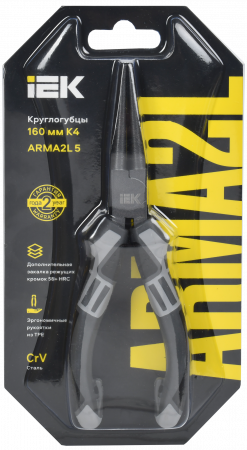 A2L5-RN10-K4-160 Круглогубцы 160мм K4 ARMA2L 6 IEK 