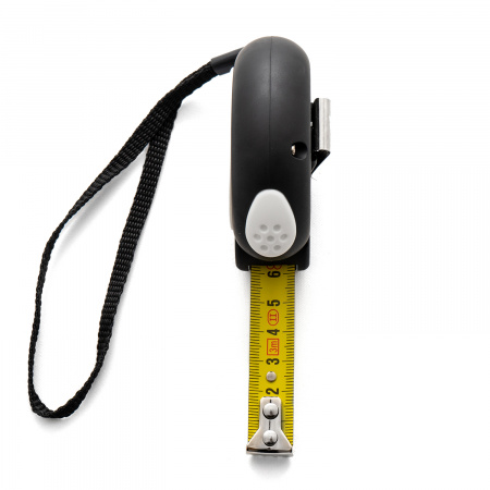 100041 Рулетка с прорезиненным покрытием Soft-Touch автостопом 3 м х 16 мм Rage 