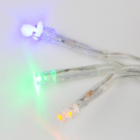 Гирлянда светодиодная 10м 90 светодиодов Разноцветный свет Провод прозрачный ULD-S1000-090/STA MULTI IP20 Uniel UL-00007179