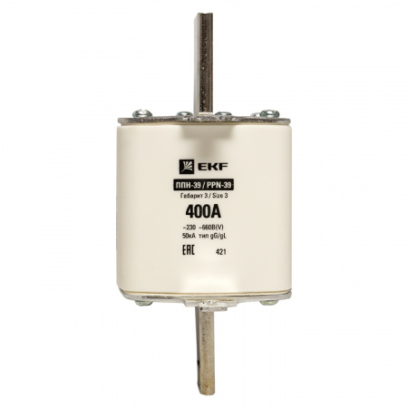 fus-39/630/400 Вставка плавкая ППН-39 630/400А габарит 3 EKF 