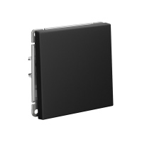 ARTGALLERY 1-клавишный ВЫКЛЮЧАТЕЛЬ, 10АХ, механизм, быстрозажимные клеммы, КАРБОН Systeme Electric GAL001011S