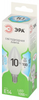 Лампа светодиодная LED 10 Вт 1000Лм 4000К свеча нейтральный E14 220-240В LED B35-10W-840-E14 Green Line ЭРА Б0067093