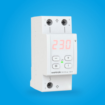 Реле напряжения Welrok D2-32 red WELROK 4660251140120