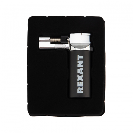 12-0037 Мини-горелка GT-37, заправляемая, 2 режима работы REXANT 