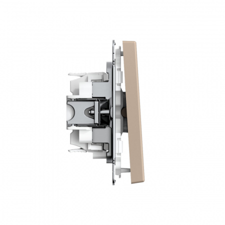 ARTGALLERY 1-клавишный ПЕРЕКЛЮЧАТЕЛЬ, 10АХ, механизм, быстрозажимные клеммы, ПЕСОЧНЫЙ Systeme Electric GAL001261S