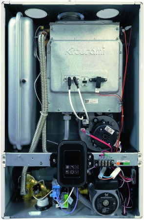Котел газовый World Alpha С-24Н настенный 24 кВт  одноконтурный с закрытой камерой сгорания Kiturami A21E220292