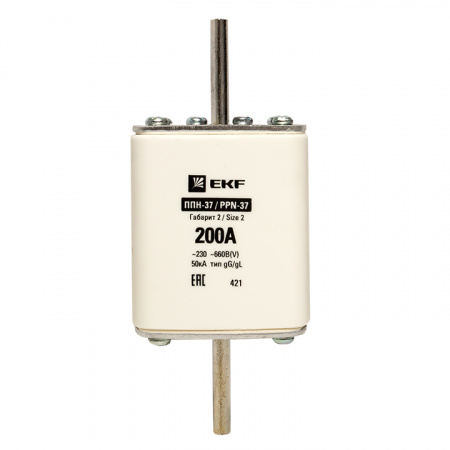 fus-37/400/200 Вставка плавкая ППН-37 400/200А габарит 2 EKF 