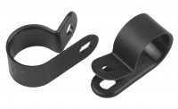 Скоба кабельная нейлоновая под винт 6 мм NO-225-269 чёрная 50 шт ЭРА Б0066636