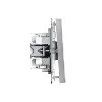 ARTGALLERY 1-клавишный ПЕРЕКЛЮЧАТЕЛЬ, 10АХ, механизм, быстрозажимные клеммы, АЛЮМИНИЙ Systeme Electric GAL000361S