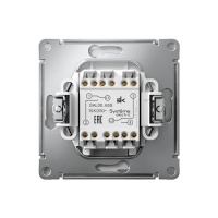 ARTGALLERY 2-клавишный ПЕРЕКЛЮЧАТЕЛЬ, 10АХ, механизм, быстрозажимные клеммы, АЛЮМИНИЙ Systeme Electric GAL000365S