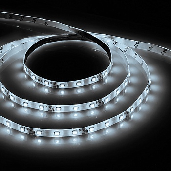 Лента светодиодная LEDх60/м 1м 4.8w/m 12в IP65 дневной FERON LS604 27752