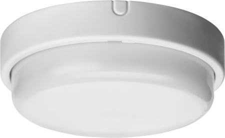 61987 Светильник светодиодный ДБП-7w 4000К 520Лм IP65 круглый пластиковый белый ОНЛАЙТ  21003