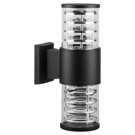 Светильник НБУ-2х60w вверх/вниз Е27 IP54 черный FERON DH0802 06298