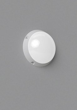 Светильник LED ВАРТОН ЖКХ круг IP65 185х70 мм антивандальный 10W (диод 0.1W) 4000К с датчиком 1/10 Вартон V1-U0-00005-21S00-6501040