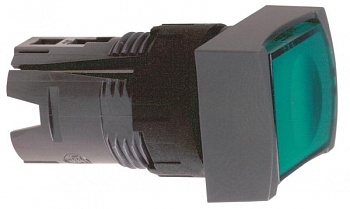 Кнопка удлиненная прямоугольная с подсветкой желтая Schneider Electric ZB6DW3