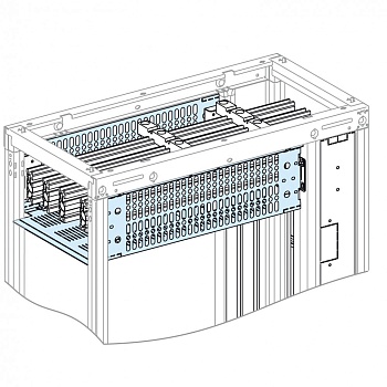 Крышка для секционных горизонтальных шин 300х600мм Schneider Electric 4983 04983