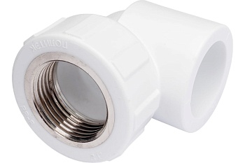 Угольник ВР 32х3/4' комбинированный, полипропиленовый Политэк 9400003234