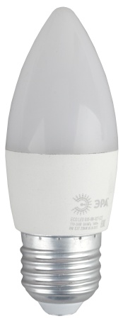 Б0030020 Лампа светодиодная LED B35-8W-827-E27(диод,свеча,8Вт,тепл,E27) ЭРА 