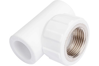 Тройник полипропиленовый PPR комбинированный  ВР 32 х 1/2' Политэк 9500003212к