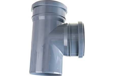 Тройник канализационный 87.5 град. 110 х 110 Политэк 201187