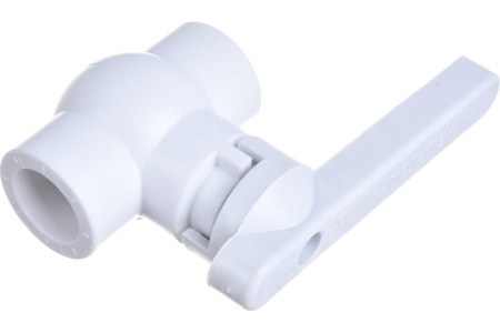Крестовина 20 полипропиленовая PPR белая Политэк 9000002020