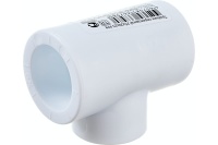 Тройник полипропиленовый PPR переходной 25х20х25мм белый Политэк 9300252025